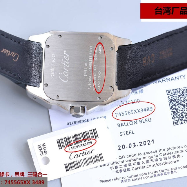 SANTOS 100XL DIAMOND STEEL CASE