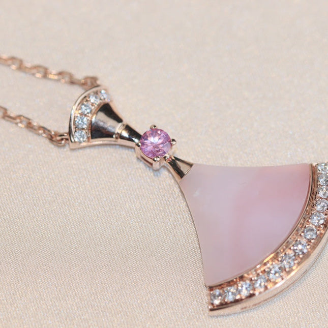 DREAM NECKLACE PINK MOP DIAMOND