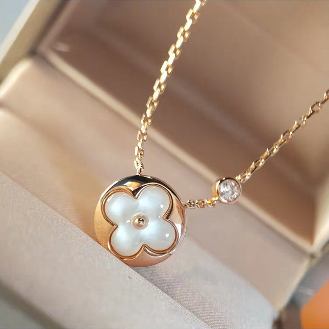 SUN MOP GOLD 1 DIAMOND NECKLACE