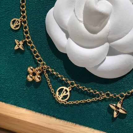 LV BLOOMING PINK GOLD MOP BRACELET