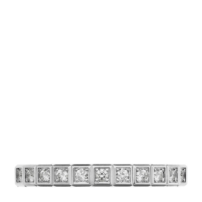 ICE CUBA RING SILVER FULL DIAMOND