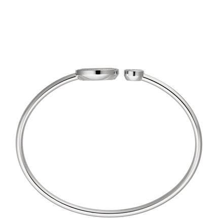 HAPPY SPIRIT BANGLE SILVER DIAMOND BRACELET