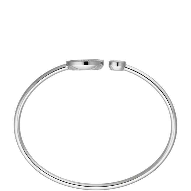 HAPPY SPIRIT BANGLE SILVER DIAMOND BRACELET