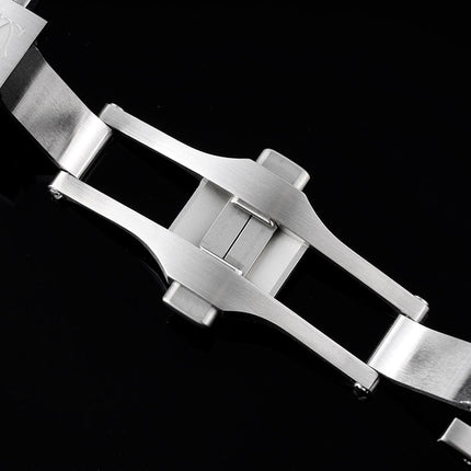 SANTOS MEDIUM MODEL DE CARTIER WATCH SILVER CASE WITH WHITE DIAL