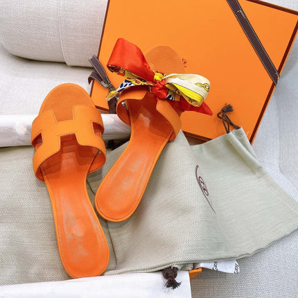 0asis Sandal Epsom Calfskin Orange