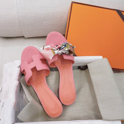 0asis Sandal Epsom Calfskin Rose