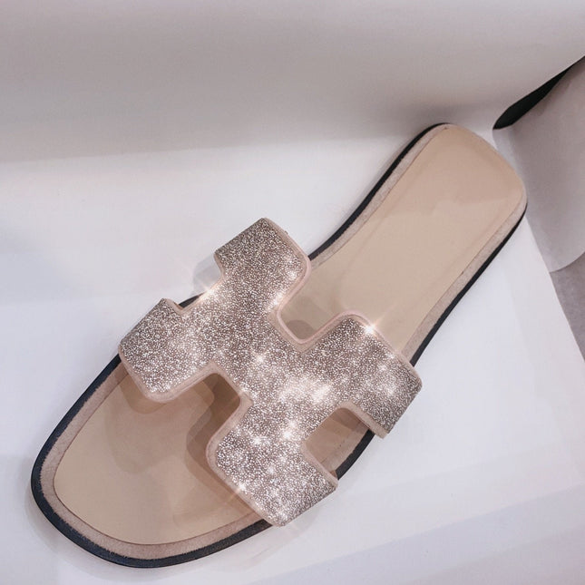 0ran Sandal Caviar Light Brown Leather