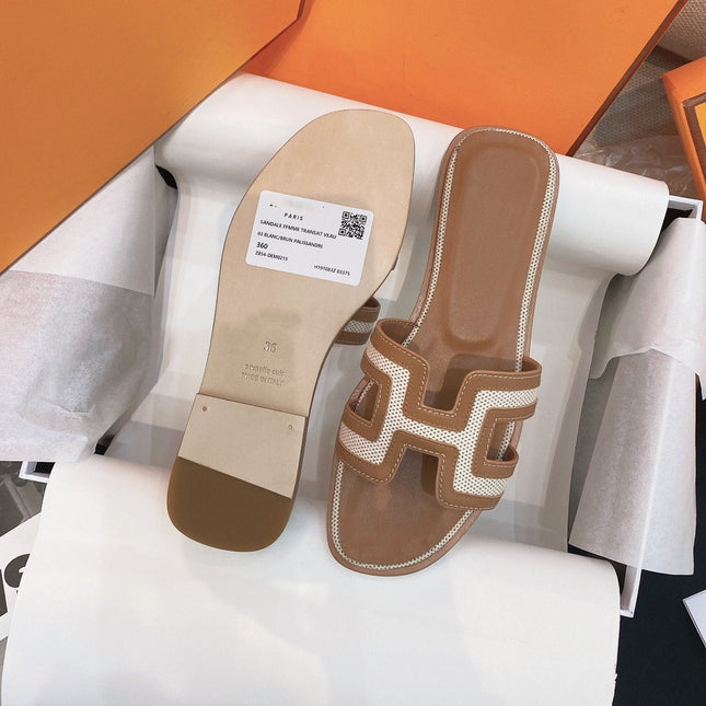 0ran Sandal Brown Leather
