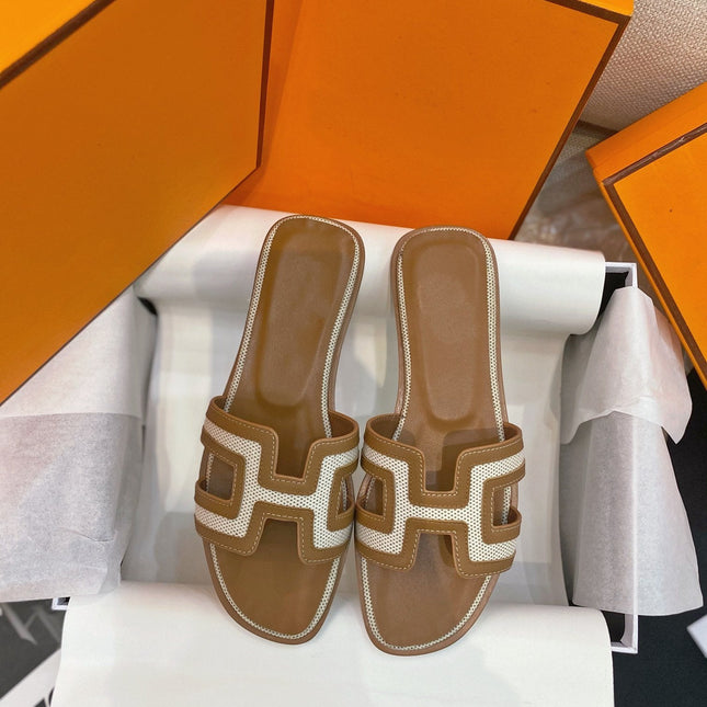 0ran Sandal Brown Leather