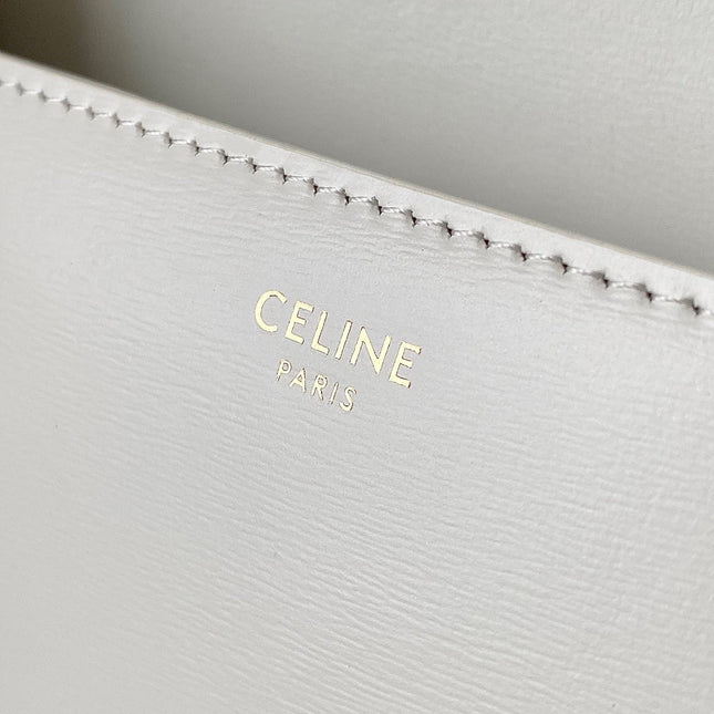 20 CHAIN EMBOSSED ARMPIT BAG WHITE CALFSKIN