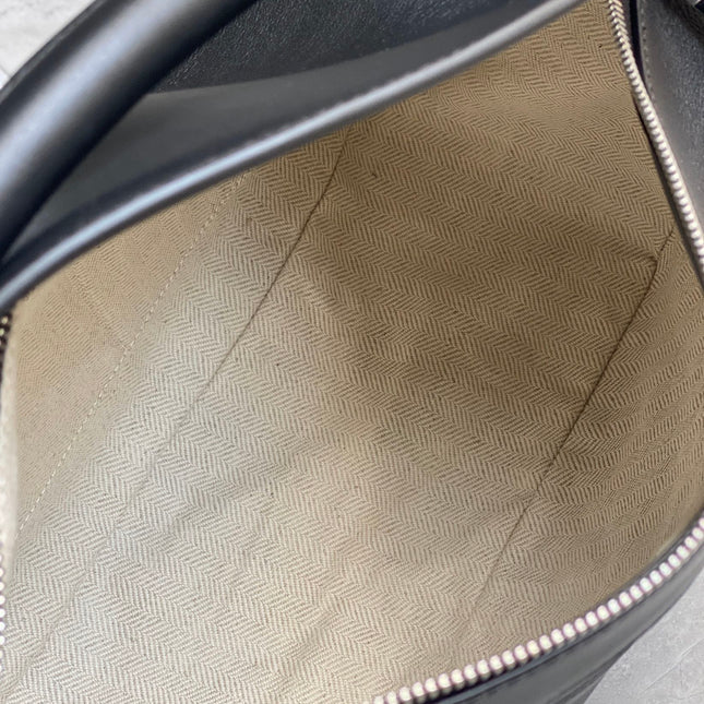 MEDIUM 30 PUZZLE BAG IN BLACK SOFT GRAINED CALFSKIN