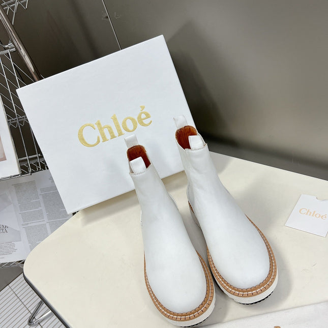 BIKER BOOTS IN WHITE LAMBSKIN