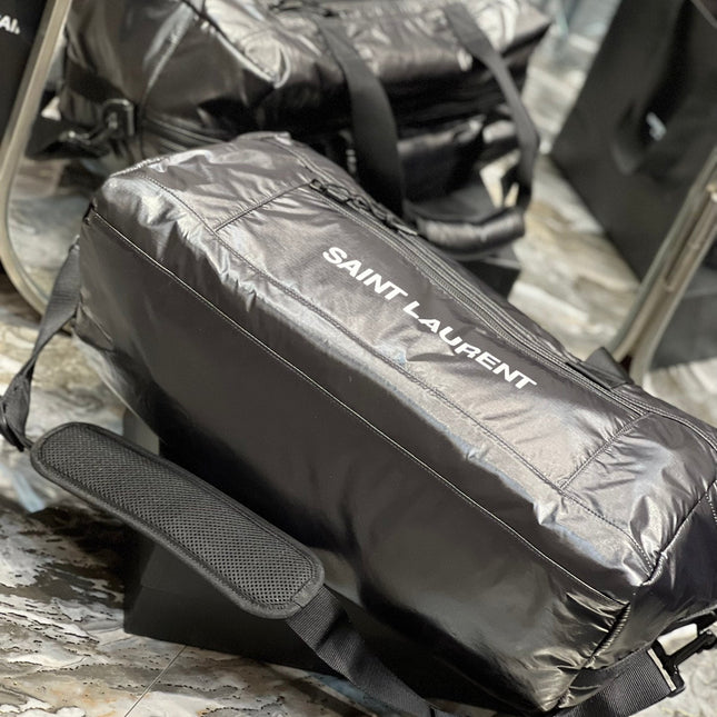 TRAVEL TOTE BAG 50 IN BLACK POLISHED NYLON