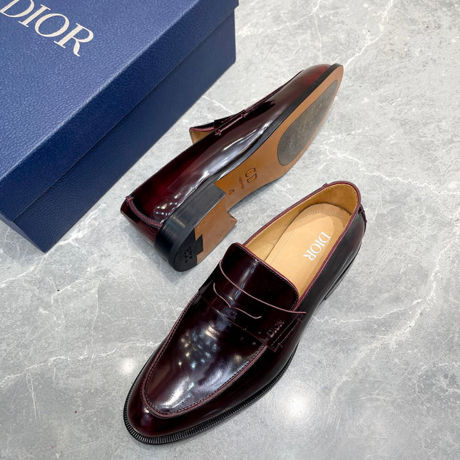 CD GRANVILLE LOAFER WINE CALFSKIN