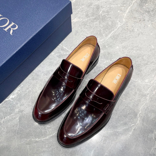 CD GRANVILLE LOAFER WINE CALFSKIN