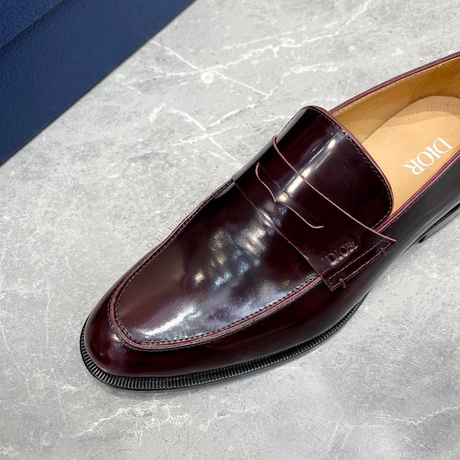 CD GRANVILLE LOAFER WINE CALFSKIN