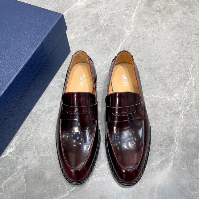 CD GRANVILLE LOAFER WINE CALFSKIN
