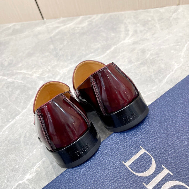 CD GRANVILLE LOAFER WINE CALFSKIN