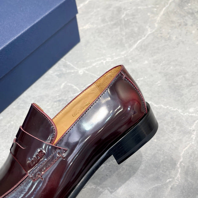 CD GRANVILLE LOAFER WINE CALFSKIN