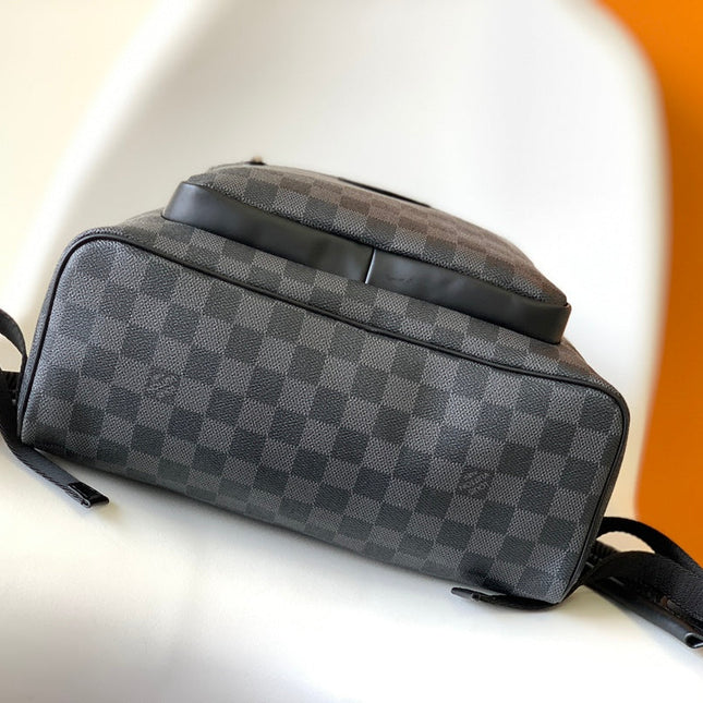 BACKPACK 40 IN BLACK MONOGRAM LAMBSKIN