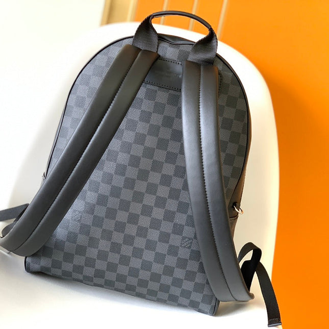 BACKPACK 40 IN BLACK MONOGRAM LAMBSKIN