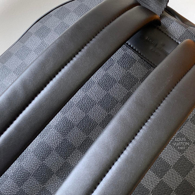 BACKPACK 40 IN BLACK MONOGRAM LAMBSKIN