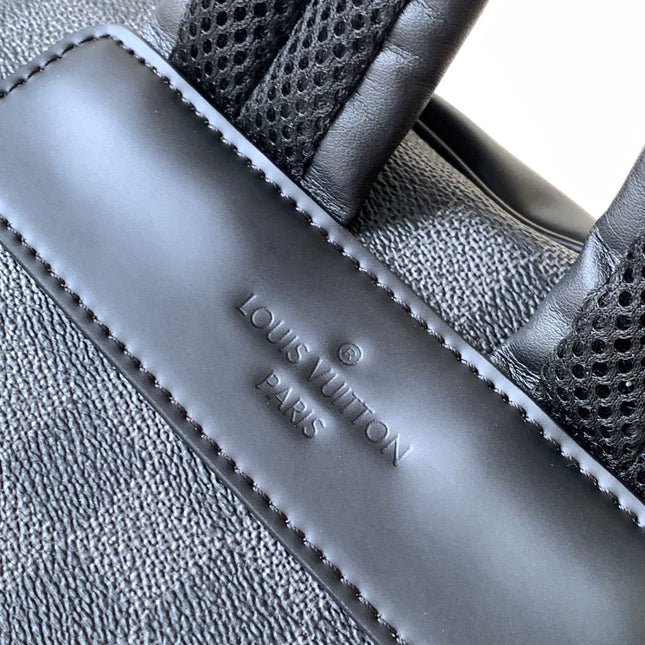 BACKPACK 40 IN BLACK MONOGRAM LAMBSKIN