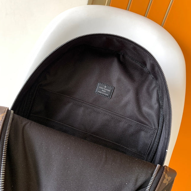 BACKPACK 40 IN BROWN MONOGRAM LAMBSKIN
