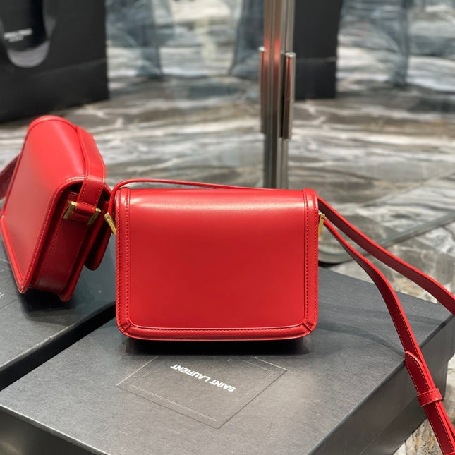 SOLFERINO SMALL 19 RED CALFSKIN GOLD HARDWARE