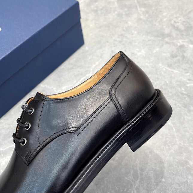 CD HOMME LOAFER BLACK CALFSKIN
