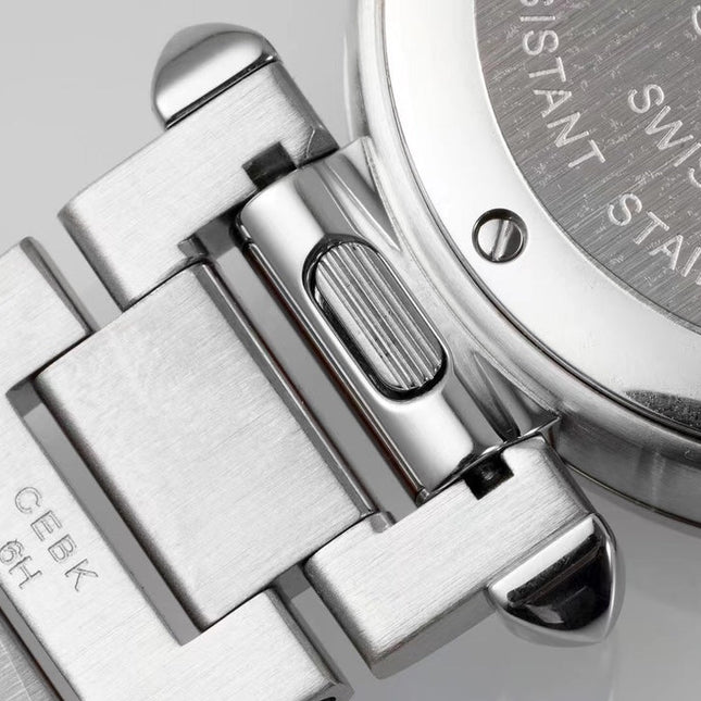 PASHA DE CARTIER WATCH SILVER CASE 30 MM