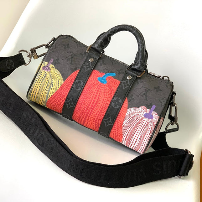 KEEPALL BANDOULIÈRE 21 IN MULTICOLOR CALFSKIN