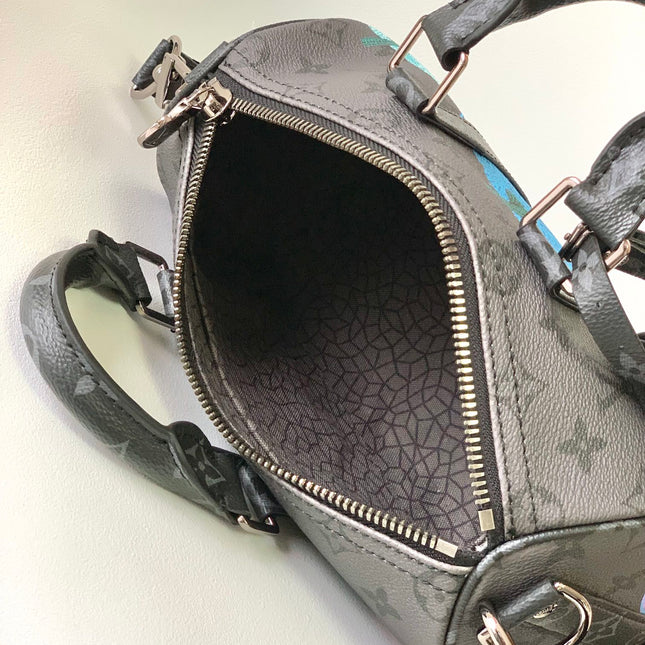 KEEPALL BANDOULIÈRE 21 IN MULTICOLOR CALFSKIN