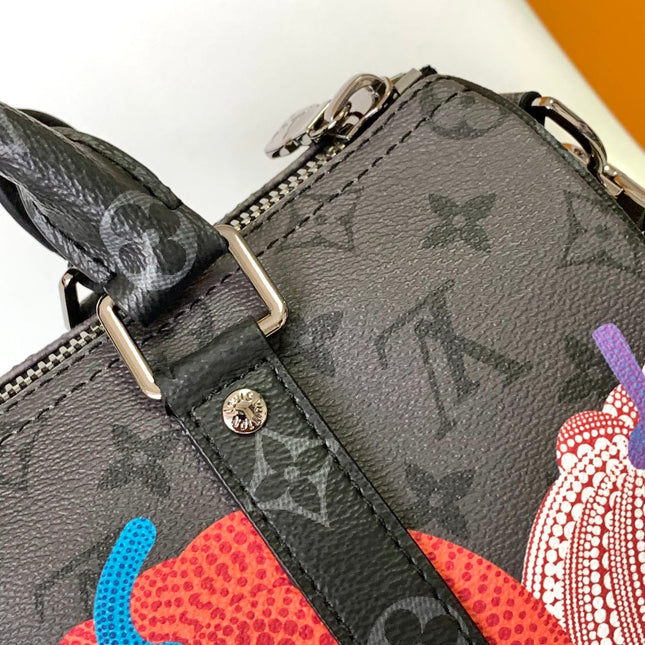 KEEPALL BANDOULIÈRE 21 IN MULTICOLOR CALFSKIN
