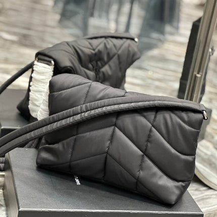 PUFFER LARGE BAG 34 IN DARK GRAY NYLON