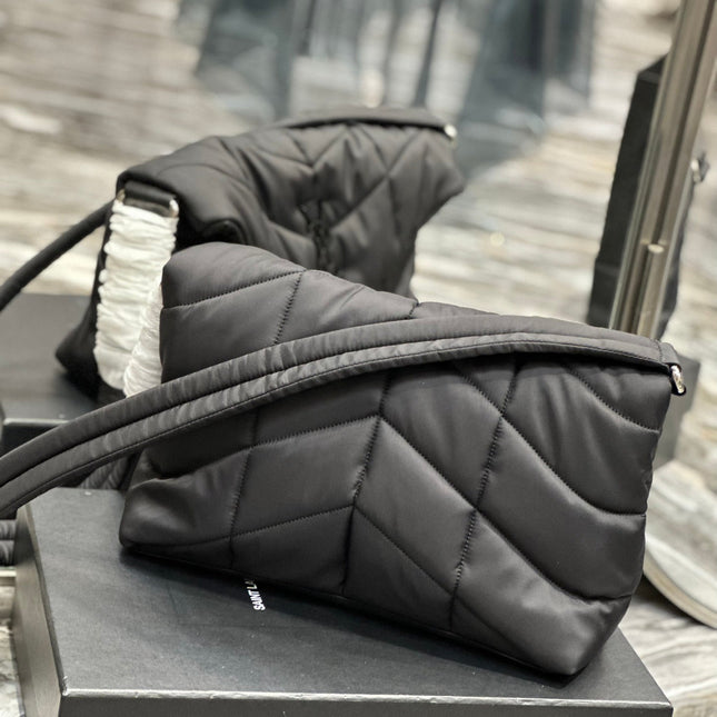 PUFFER LARGE BAG 34 IN DARK GRAY NYLON