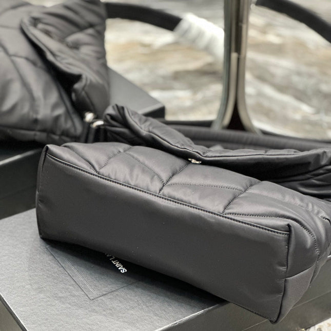 PUFFER LARGE BAG 34 IN DARK GRAY NYLON