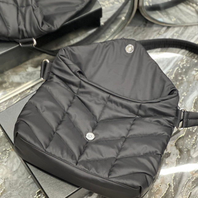 PUFFER LARGE BAG 34 IN DARK GRAY NYLON