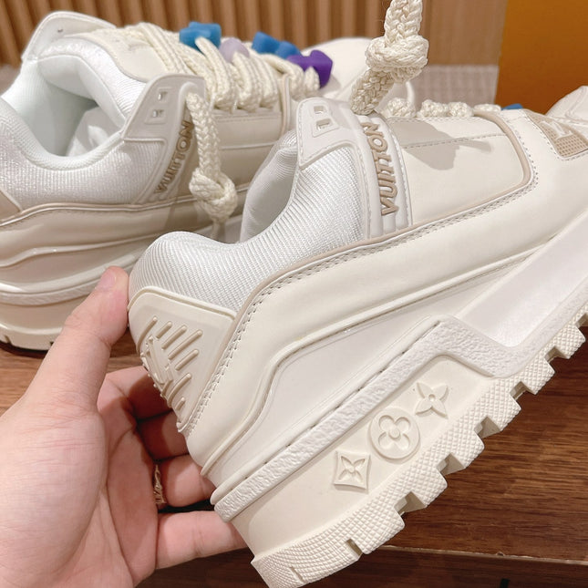 LV Trainer Maxi Sneaker White Calfskin