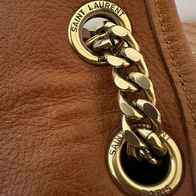 NIKI MEDIUM 26 LAMBSKIN CINNAMON BROWN