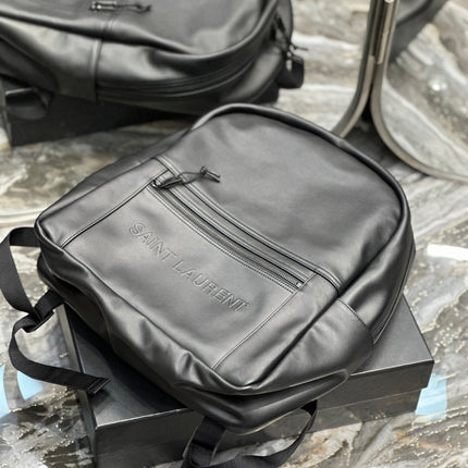 BACKPACK 37 IN ECHO GRAY CALFSKIN