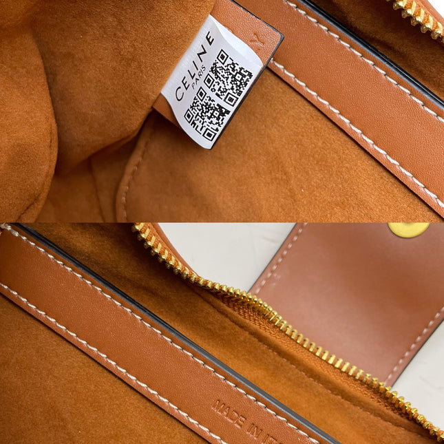 23 CALFSKIN BAG TAN BROWN