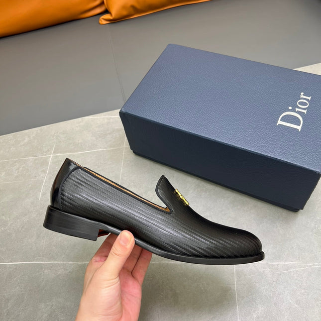 CD SPARROW LOAFER BLACK CALFSKIN