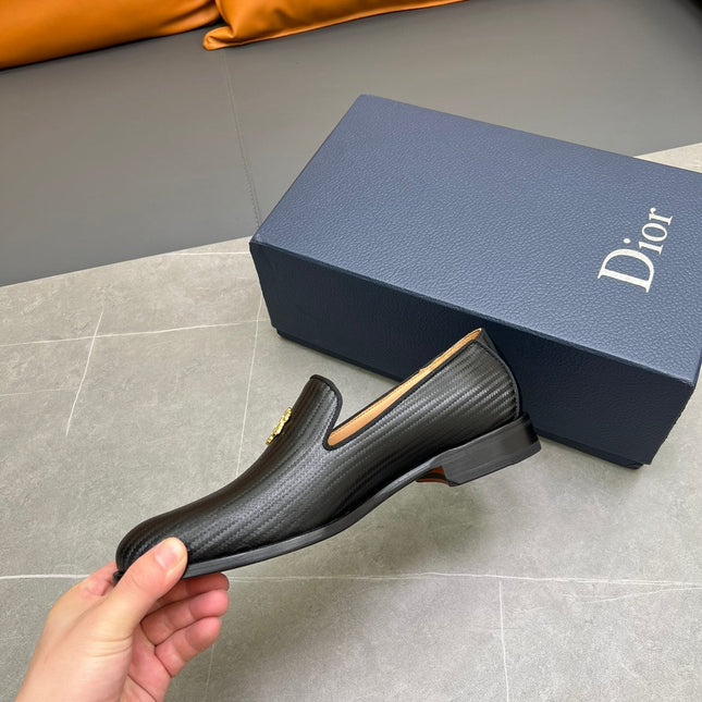 CD SPARROW LOAFER BLACK CALFSKIN