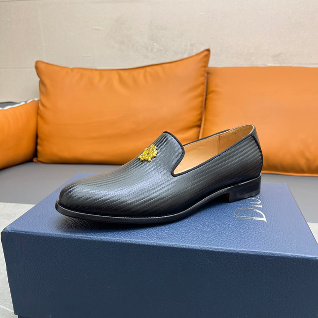 CD SPARROW LOAFER BLACK CALFSKIN
