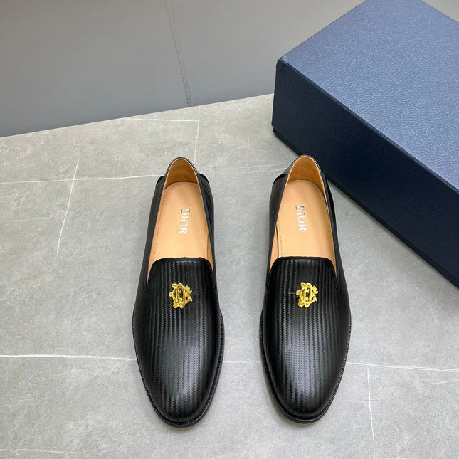 CD SPARROW LOAFER BLACK CALFSKIN