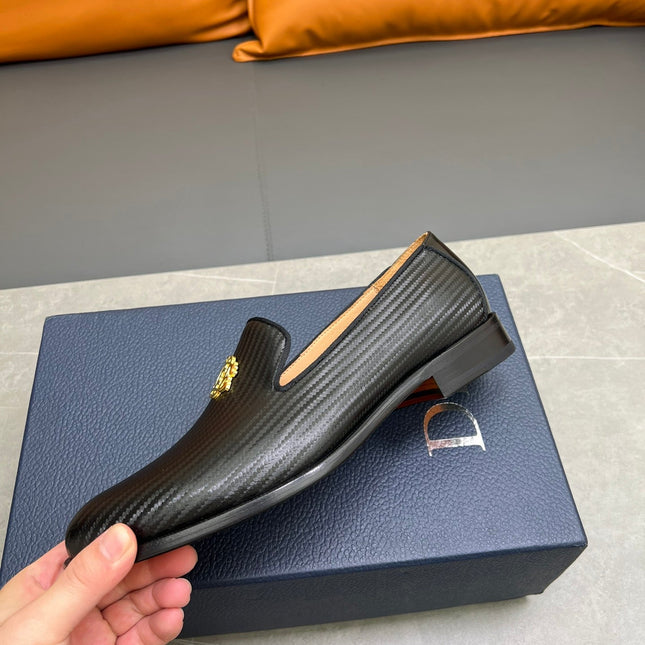 CD SPARROW LOAFER BLACK CALFSKIN