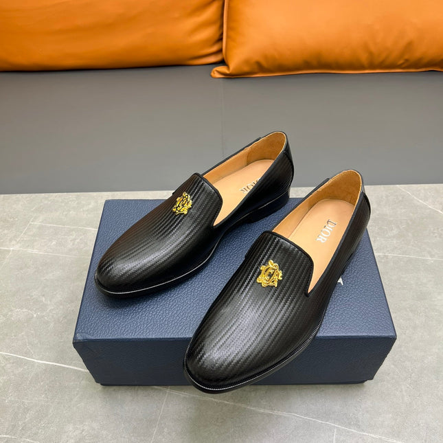 CD SPARROW LOAFER BLACK CALFSKIN