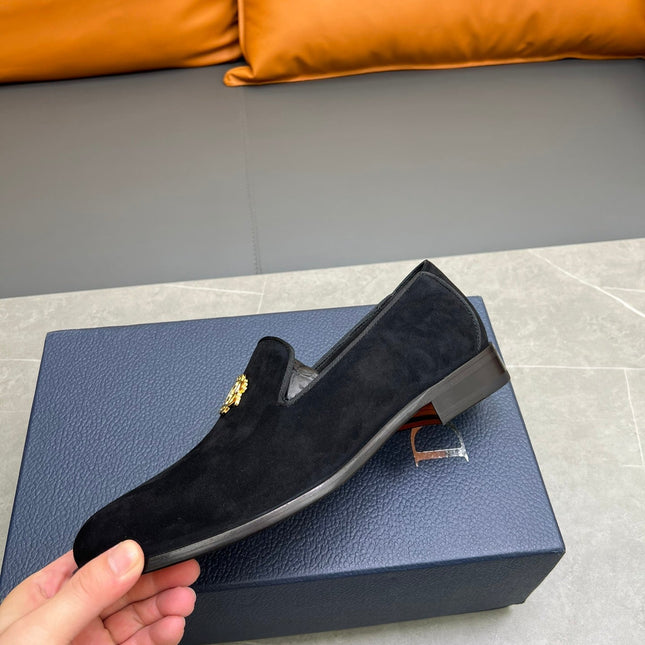 CD SPARROW LOAFER BLACK SUEDE