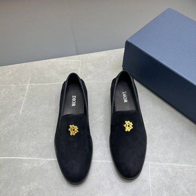 CD SPARROW LOAFER BLACK SUEDE